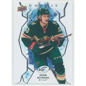 2021-22 UPPER DECK ICE - ADAM BECKMAN #139 ROOKIE