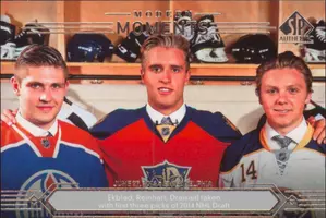 2014-15 SP AUTHENTIC - AARON EKBLAD/SAM REINHART/LEON DRAISAITL #171 MODERN MOMENTS