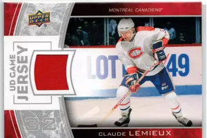 2013-14 UD Claude Lemieux GU Jersey Montreal Canadiens