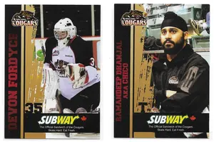 2011-12 Prince George Cougars (Complete Set - 25 cards)