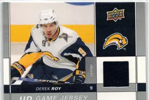 2009-10 UD Derek Roy GU Jersey Buffalo Sabres