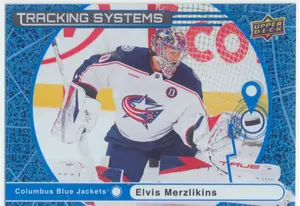 2025-26 UPPER DECK - ELVIS MERZLIKINS #TS-28 TRACKING SYSTEMS SPECKLED