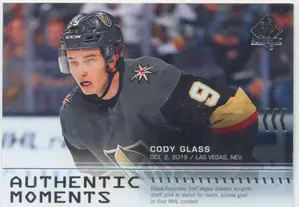 2019-20 SP AUTHENTIC - CODY GLASS #113 AUTHENTIC MOMENTS