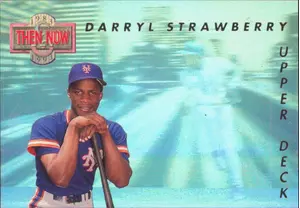 1993 Upper Deck - Darryl Strawberry #TN8 Then & Now