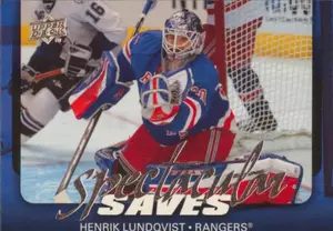 2008-09 UPPER DECK - HENRIK LUNDQVIST #SAVE3 SPECTACULAR SAVES