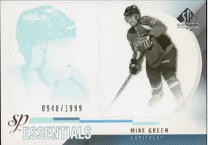 2010-11 SP AUTHENTIC - MIKE GREEN #184 SP ESSENTIALS 948/1999