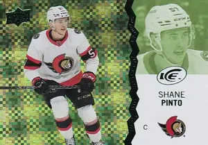 2023-24 Upper Deck Ice Green 57 Shane Pinto
