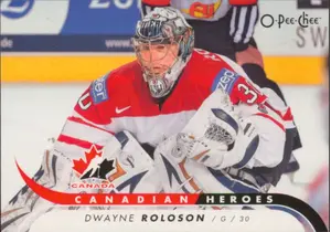 2009-10 O-PEE-CHEE - DWAYNE ROLOSON #CB-DR CANADIAN HEROES