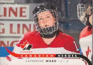 2009-10 O-PEE-CHEE - CATHERINE WARD #CB-CW CANADIAN HEROES