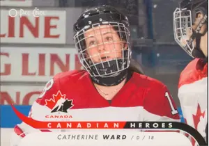 2009-10 O-PEE-CHEE - CATHERINE WARD #CB-CW CANADIAN HEROES