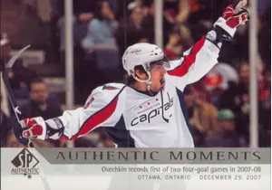 2012-13 SP AUTHENTIC - ALEX OVECHKIN #180 AUTHENTIC MOMENTS