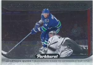 2016-17 PARKHURST - JONATHAN QUICK #S-22 NHL CENTENNIAL SALUTE
