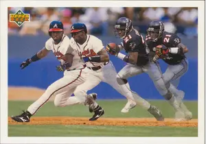 1992 Upper Deck - Deion Sanders #SP3 Prime Time's Two