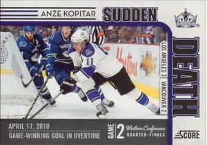 2010-11 SCORE - ANZE KOPITAR #4 SUDDEN DEATH