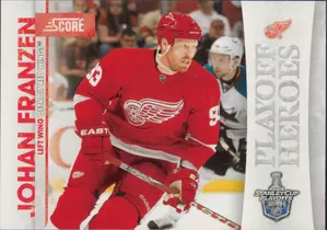 2010-11 SCORE - JOHAN FRANZEN #5 PLAYOFF HEROES