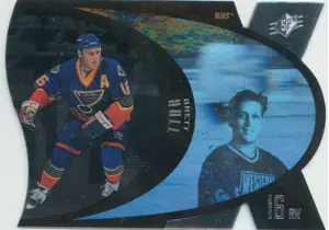 1997-98 SPX - BRETT HULL #43 STEEL