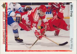 1990-91 UPPER DECK - MIKE CRAIG #472 ROOKIE