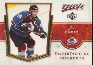 2007-08 MVP - JOE SAKIC #MM1 MONUMENTAL MOMENTS