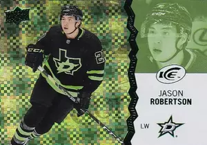 2023-24 Upper Deck Ice Green 73 Jason Robertson