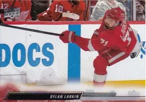 2022-23 Upper Deck Clear Cut 64 Dylan Larkin