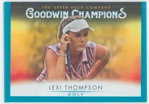 2021 Goodwin Champions - Lexi Thompson #81 Horizontal Turquoise Parallel