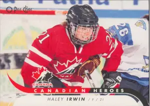 2009-10 O-PEE-CHEE - HALEY IRWIN #CB-HI CANADIAN HEROES