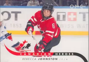2009-10 O-PEE-CHEE - REBECCA JOHNSTON #CB-RJ CANADIAN HEROES