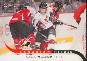 2009-10 O-PEE-CHEE - CARLA MacLEOD #CB-CM CANADIAN HEROES