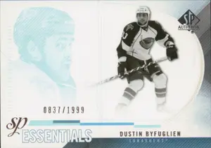 2010-11 SP AUTHENTIC - DUSTIN BYFUGLIEN #190 SP ESSENTIALS 837/1999