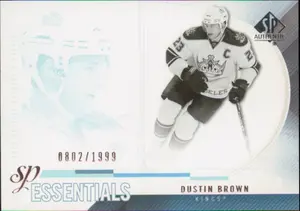 2010-11 SP AUTHENTIC - DUSTIN BROWN #194 SP ESSENTIALS 802/1999