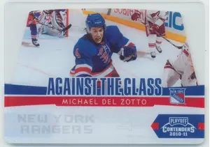 2010-11 PLAYOFF CONTENDERS - MICHAEL DEL ZOTTO #11 AGAINST THE GLASS