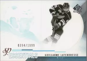2010-11 SP AUTHENTIC - GUILLAUME LATENDRESSE #159 SP ESSENTIALS 394/1999