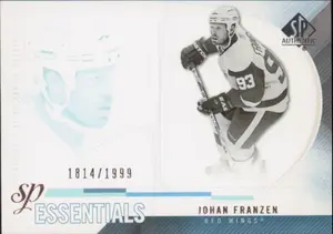 2010-11 SP AUTHENTIC - JOHAN FRANZEN #192 SP ESSENTIALS 1814/1999