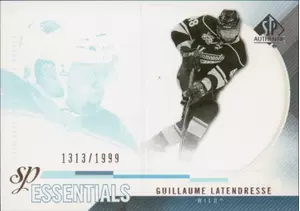 2010-11 SP AUTHENTIC - GUILLAUME LATENDRESSE #159 SP ESSENTIALS 1313/1999
