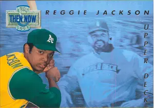 1993 Upper Deck - Reggie Jackson #TN16 Then & Now