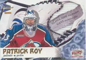 2000-01 McDONALD'S - PATRICK ROY #2 GLOVE SIDE NET FUSIONS