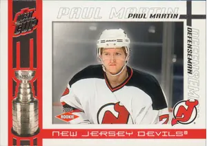 2003-04 QUEST FOR THE CUP - PAUL MARTIN #126 ROOKIE 319/950