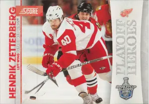 2010-11 SCORE - HENRIK ZETTERBERG #15 PLAYOFF HEROES