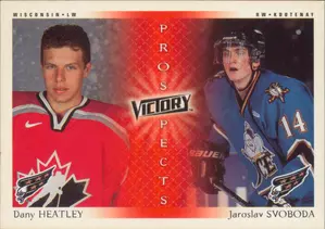 2000-01 VICTORY - DANY HEATLEY/JAROSLAV SVOBODA #279 PROSPECTS