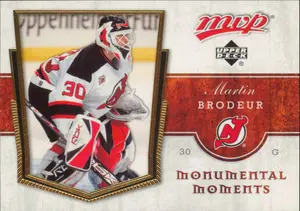 2007-08 MVP - MARTIN BRODEUR #MM4 MONUMENTAL MOMENTS