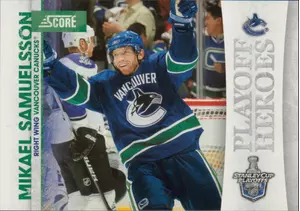 2010-11 SCORE - MIKAEL SAMUELSSON #13 PLAYOFF HEROES
