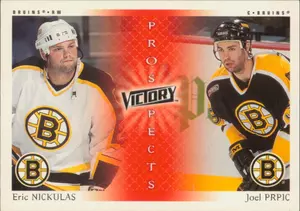 1999-00 VICTORY - ERIC NICKULAS & JOEL PRPIC #268 PROSPECTS