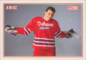 1990-91 SCORE - ERIC LINDROS #5 LINDROS INSERT