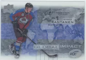 2015-16 UPPER DECK ICE - MIKKO RANTANEN #GI-MR GLOBAL IMPACT
