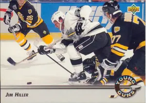 1992-93 UPPER DECK - JIM HILLER #560 YOUNG GUNS