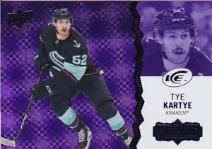 2023-24 Upper Deck Ice Purple 96 Tye Kartye