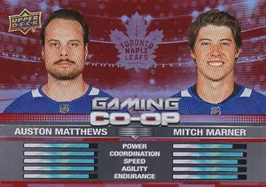 2024-25 Upper Deck Gaming Co-op CGO-5 Auston Matthews/Mitch Marner