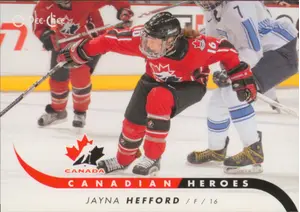 2009-10 O-PEE-CHEE - JAYNA HEFFORD #CB-JH CANADIAN HEROES