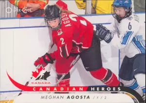 2009-10 O-PEE-CHEE - MEGHAN AGOSTA #CB-MA CANADIAN HEROES