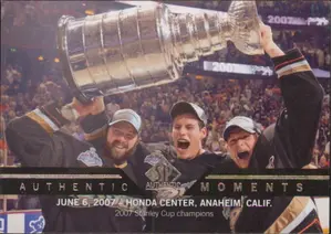 2013-14 SP AUTHENTIC - DUSTIN PENNER/RYAN GETZLAF/COREY PERRY #194 AUTHENTIC MOMENTS